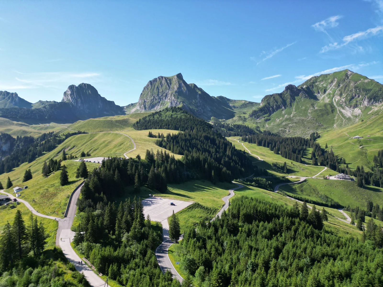 Swiss alpine landscape — nationwide Noire7 Concierge coverage